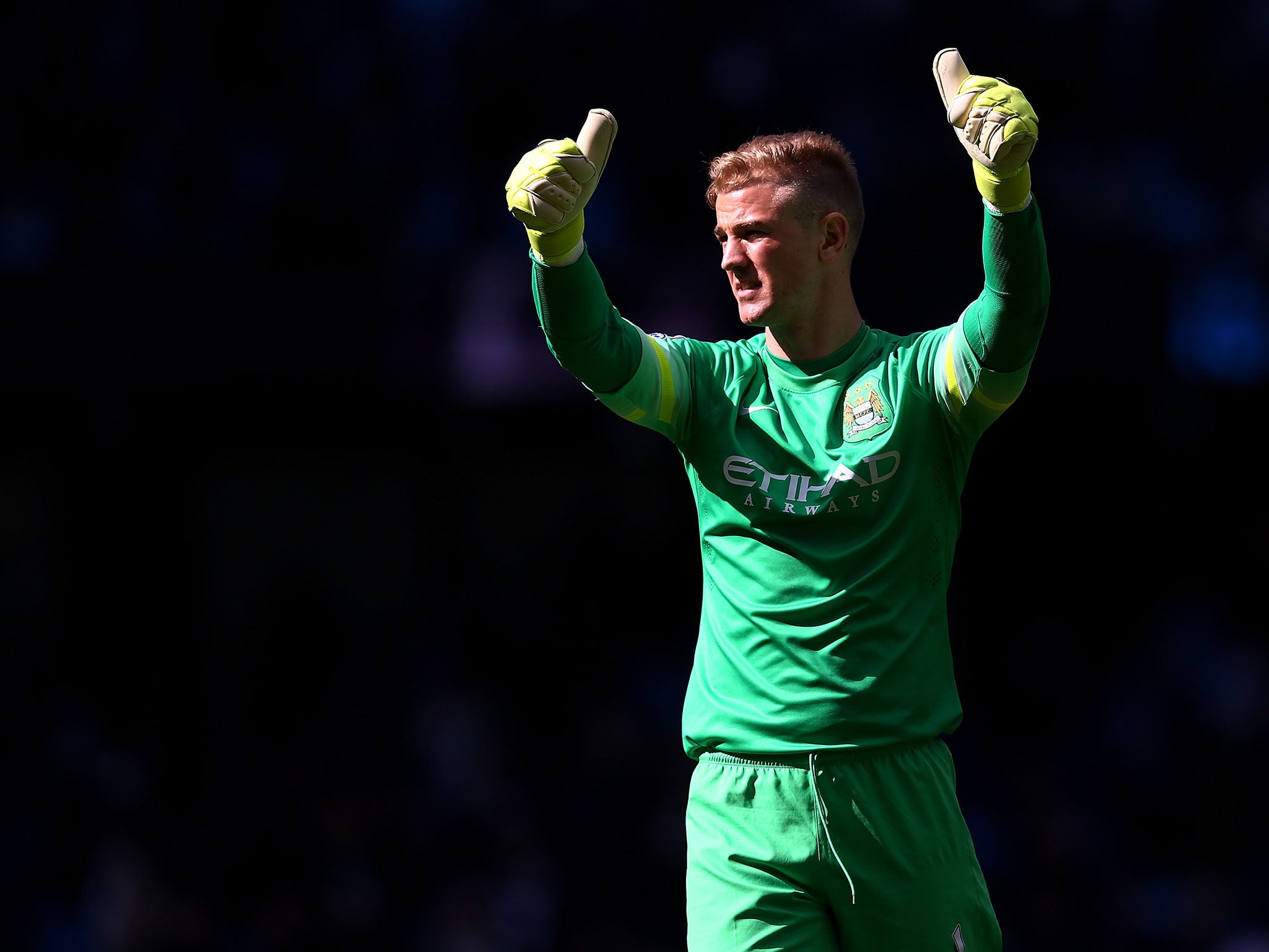 Joe Hart will be Manchester City's only English senior player