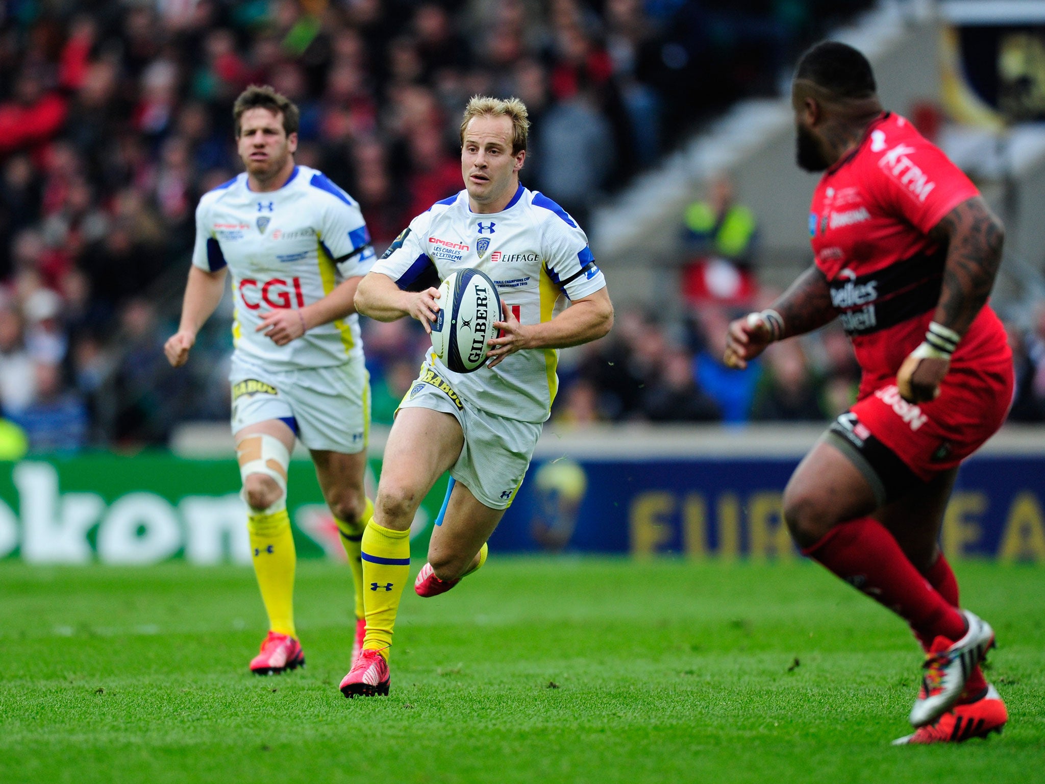 Nick Abendanon scored a late try to give Clermont hope