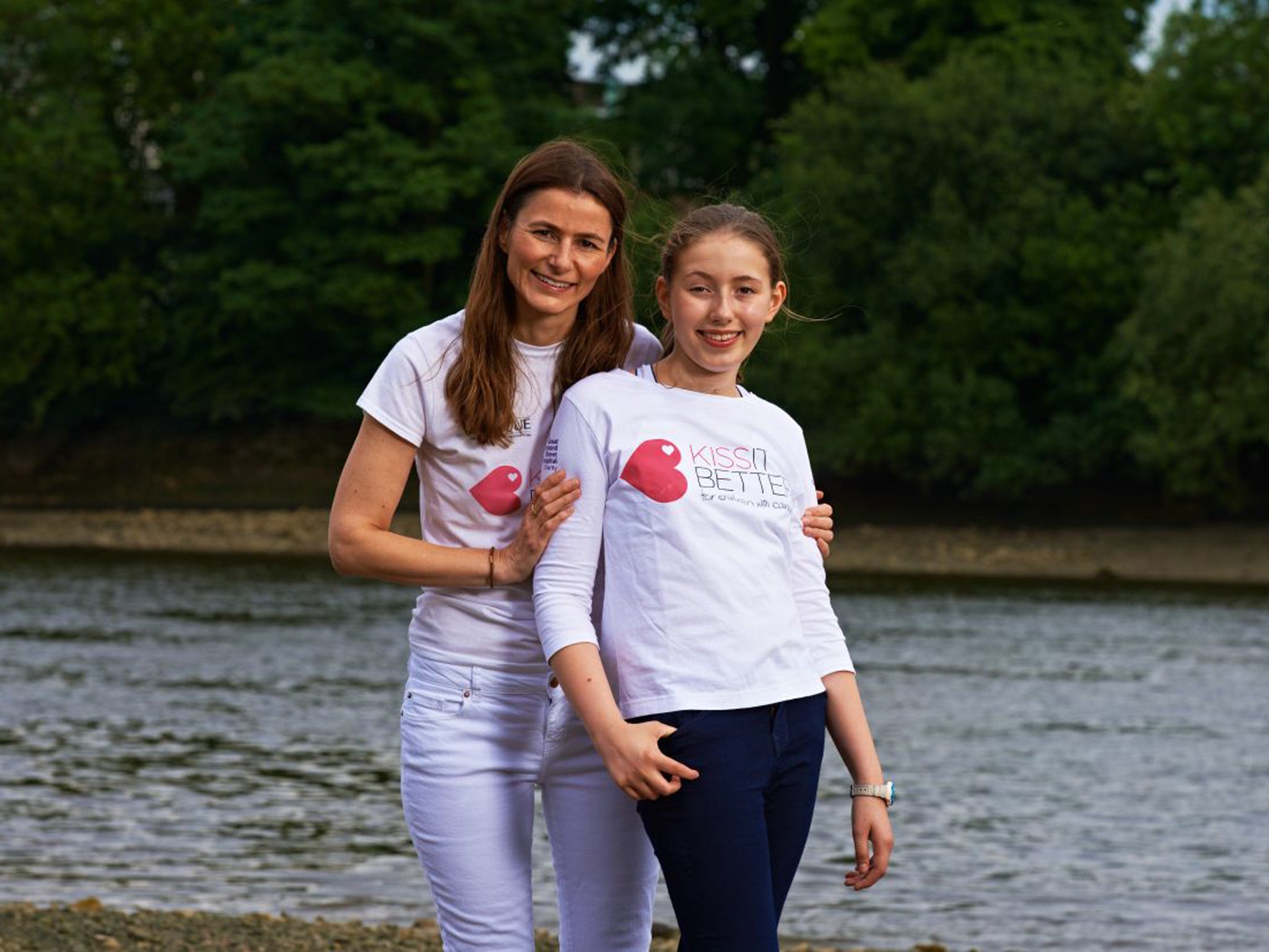 On The IoS Happy List in 2014: Carmel Allen with her daughter, Jojo