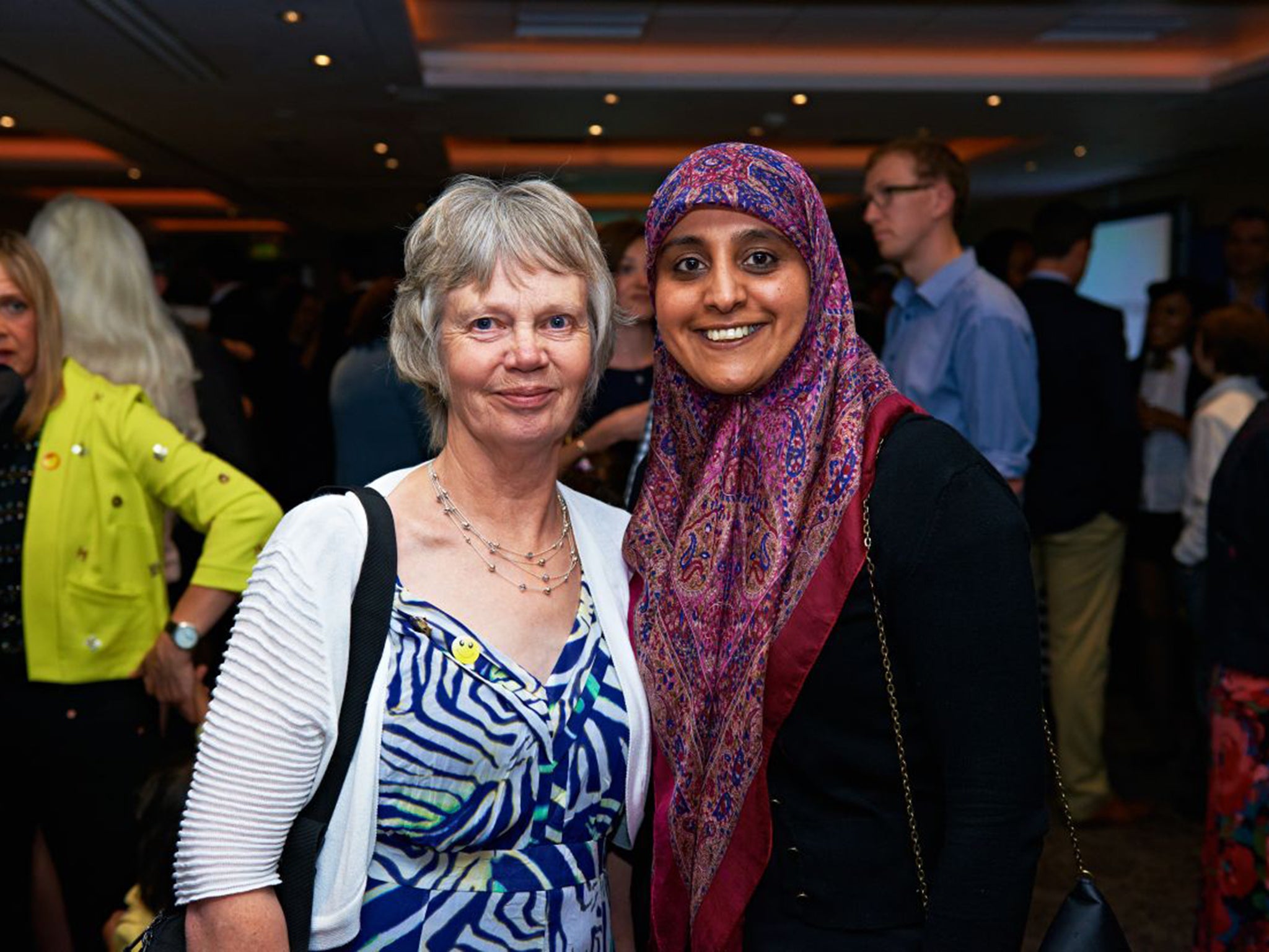 On The IoS Happy List in 2014: Sue Bunn and Fatima Ayub