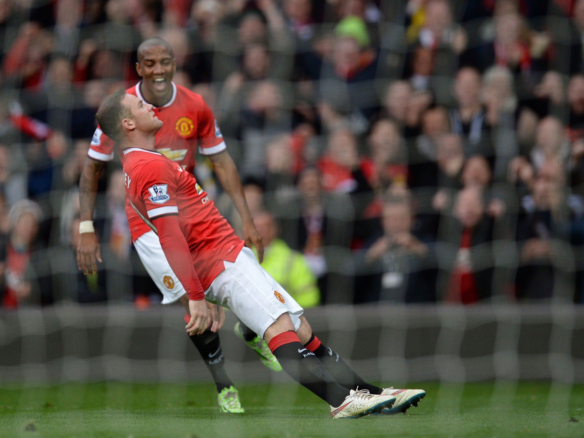 Rooney's boxing-themed celebration against Tottenham