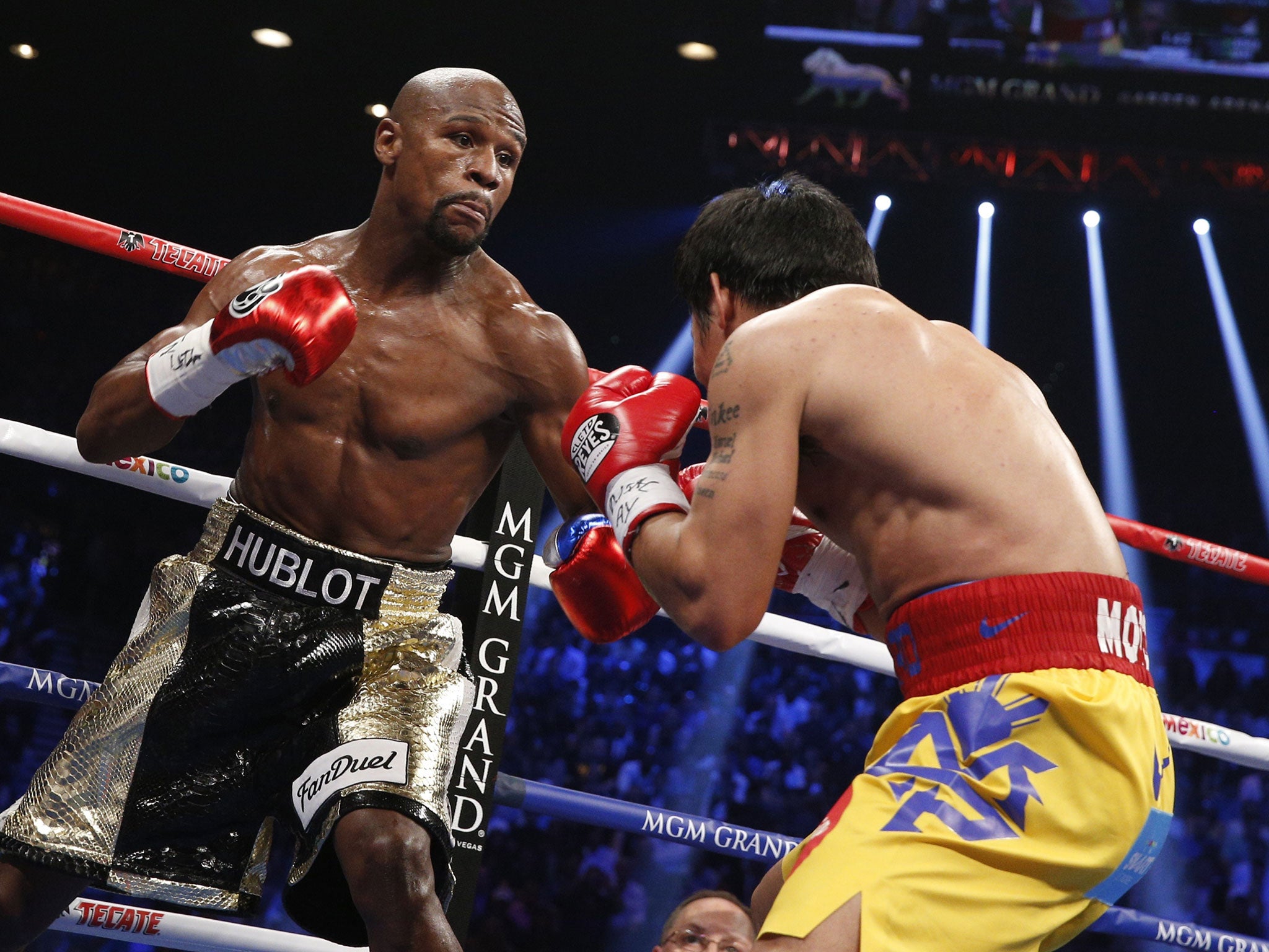 Floyd Mayweather and Manny Pacquiao fought it out in the ring