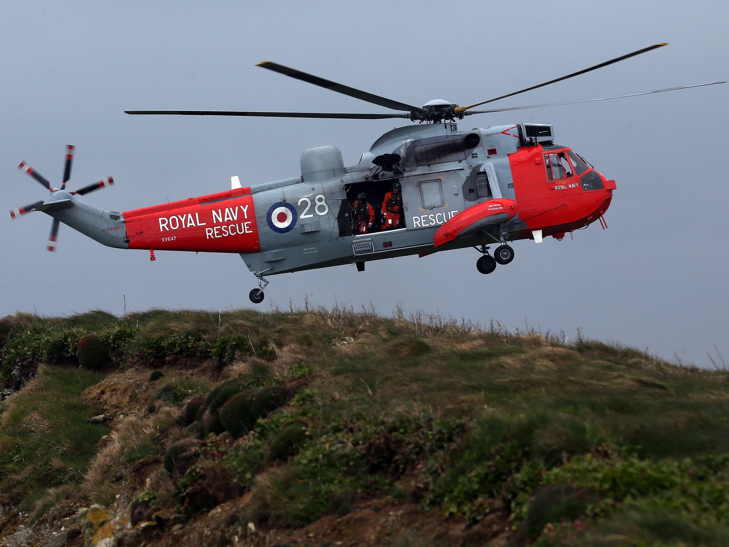 The coastguard and RAF helped find the missing plane