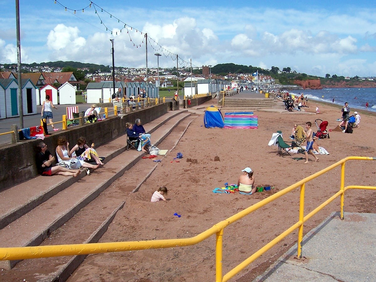 The incident took place in Paignton, Devon