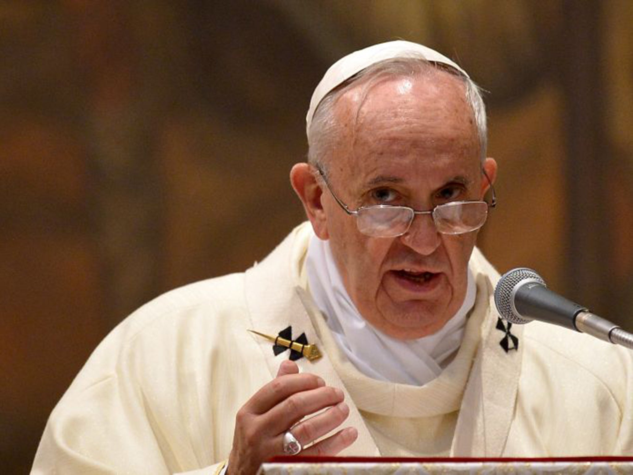 Pope Francis is due make an encyclical about link between climate change and poverty
