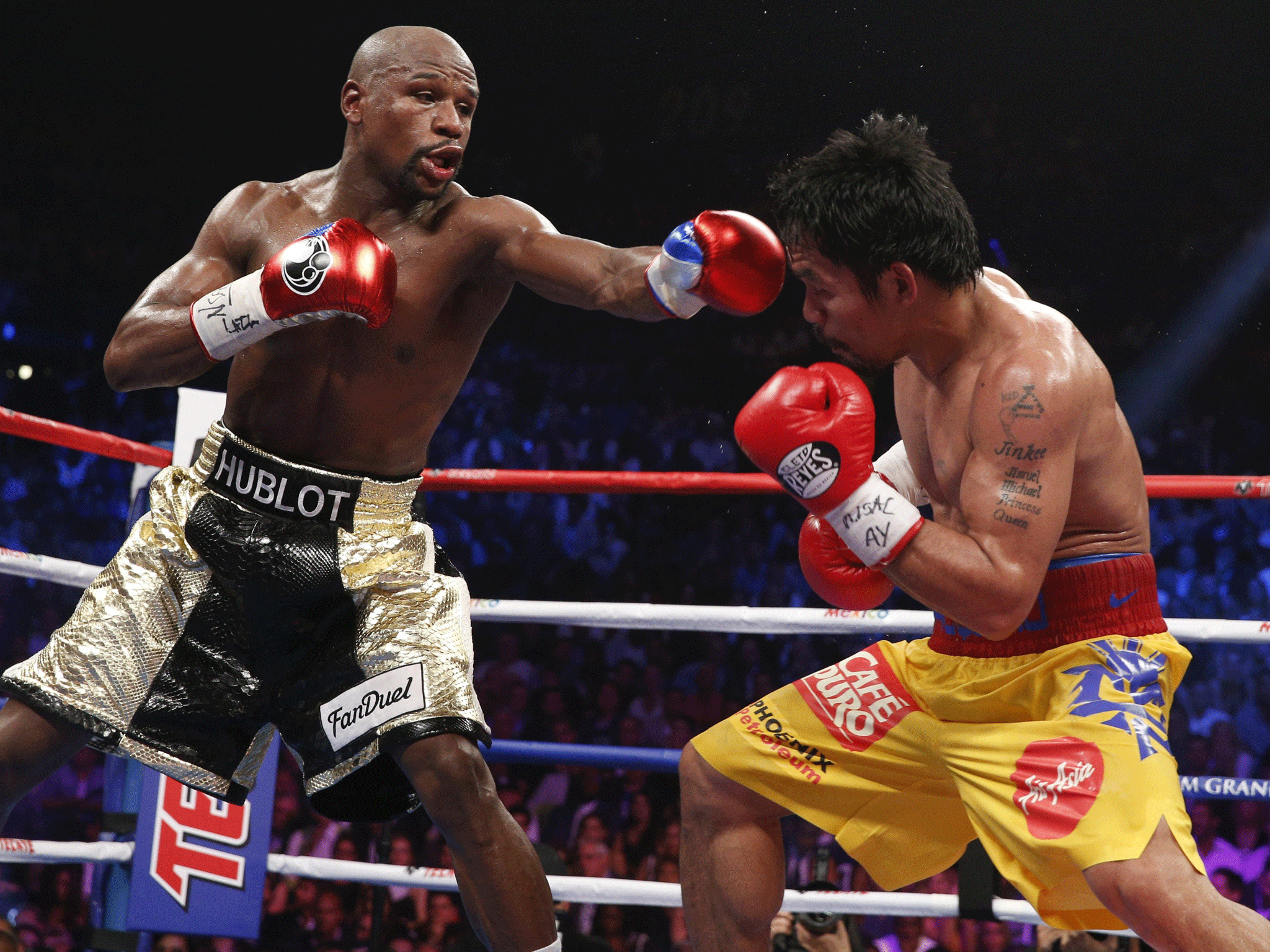 Floyd Mayweather made more money in his fight against Manny Pacquiao than  what Lionel Messi earns in two years | The Independent | The Independent
