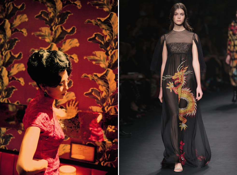 ‘In The Mood For Love’ by Wong Kar Wei, artistic director of the Met exhibiton; Valentino A/W 2015