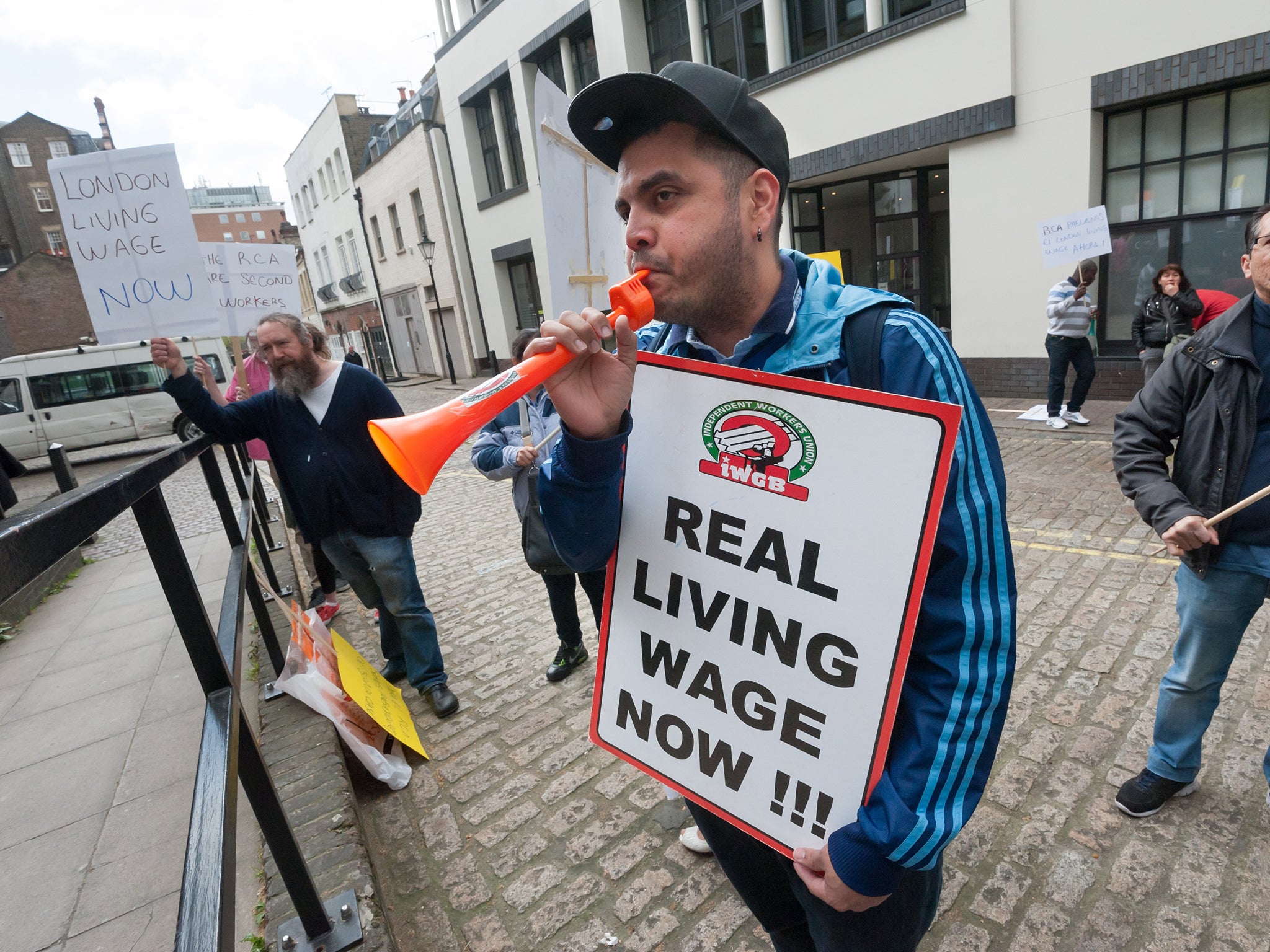 The Living Wage is currently £10.20 an hour in London and £8.75 in the rest of the UK