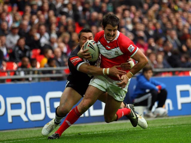 Danny Jones was in the Wales squad for the 2013 World Cup