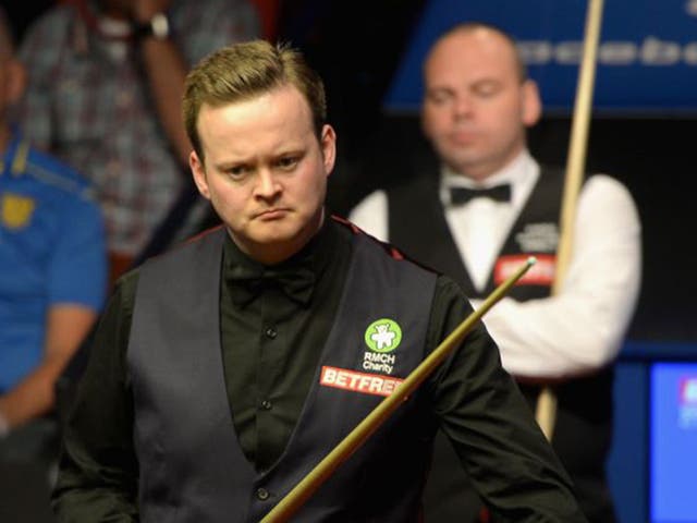 Shaun Murphy raced into an 8-4 lead in the final last night but was then pegged  back to 9-8