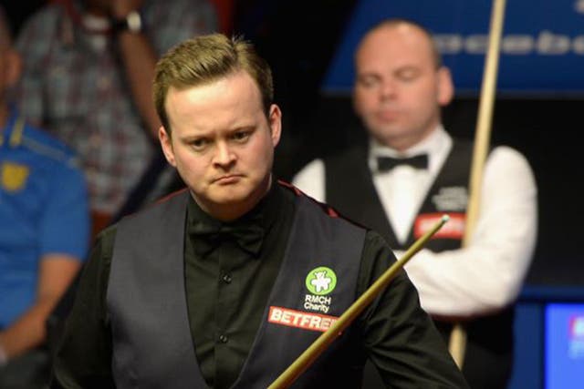 Shaun Murphy raced into an 8-4 lead in the final last night but was then pegged  back to 9-8