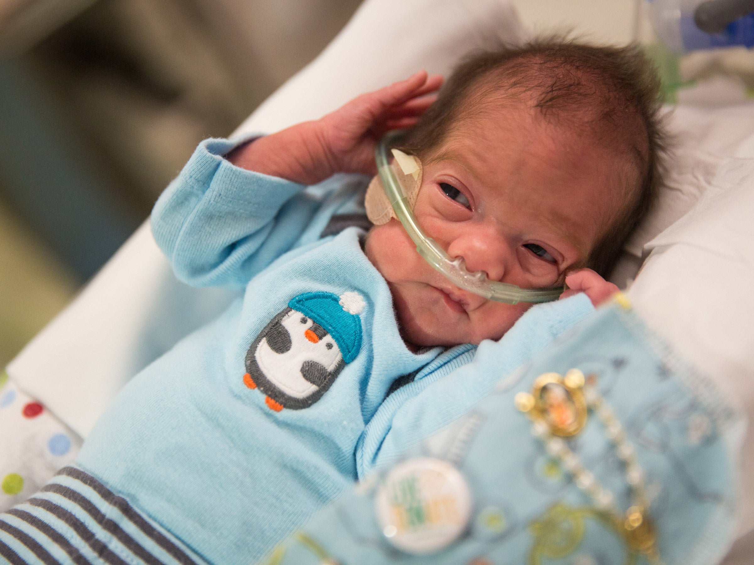 Angel Perez was born seven weeks after his mother was declared brain dead