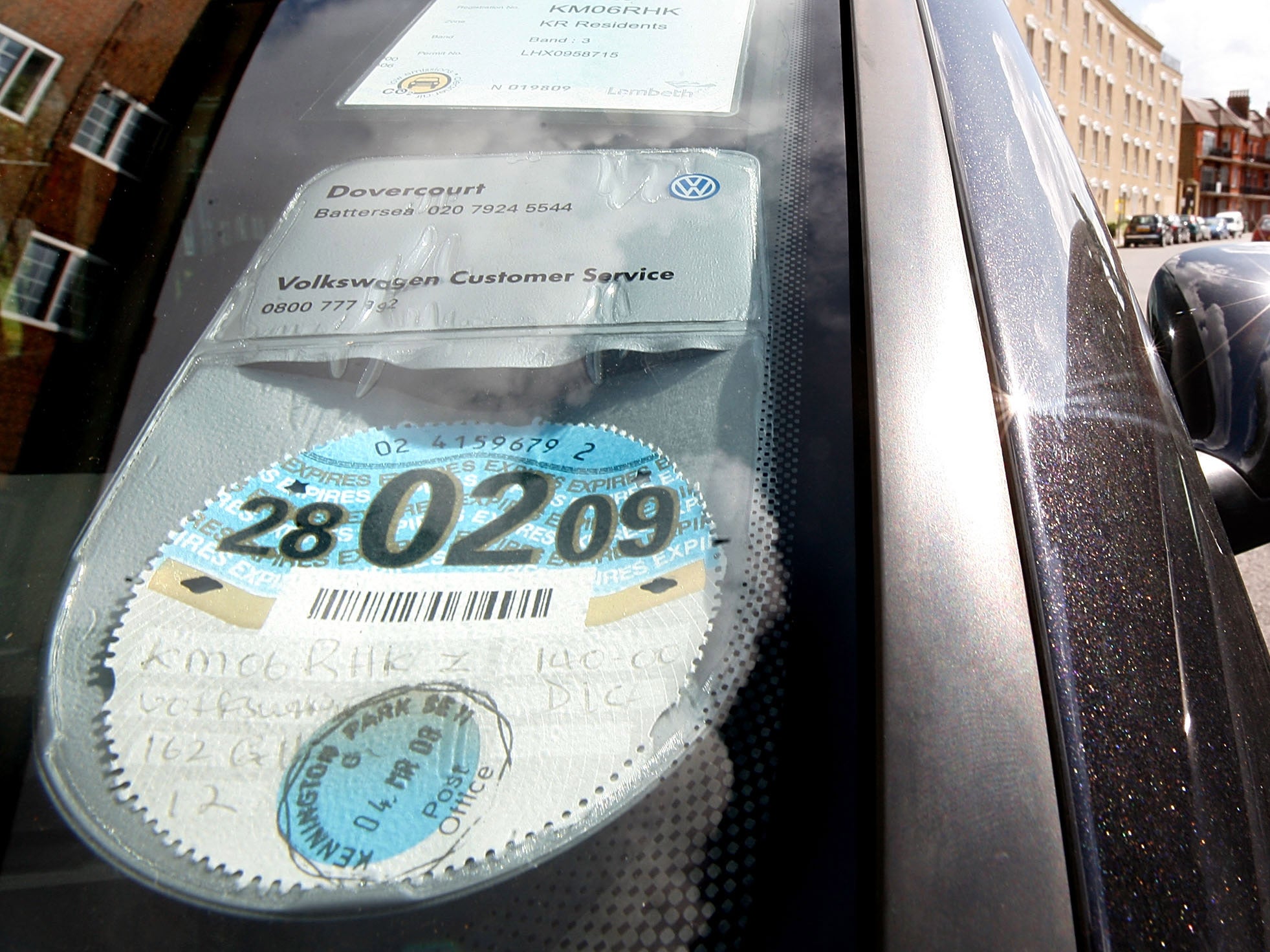 Tax discs RIP - the tax disc was scrapped in favour of a new system of tax that could not be transferred between car owners in October