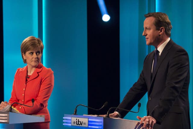 Nicola Sturgeon could have considerable influence over David Cameron in a hung parliament