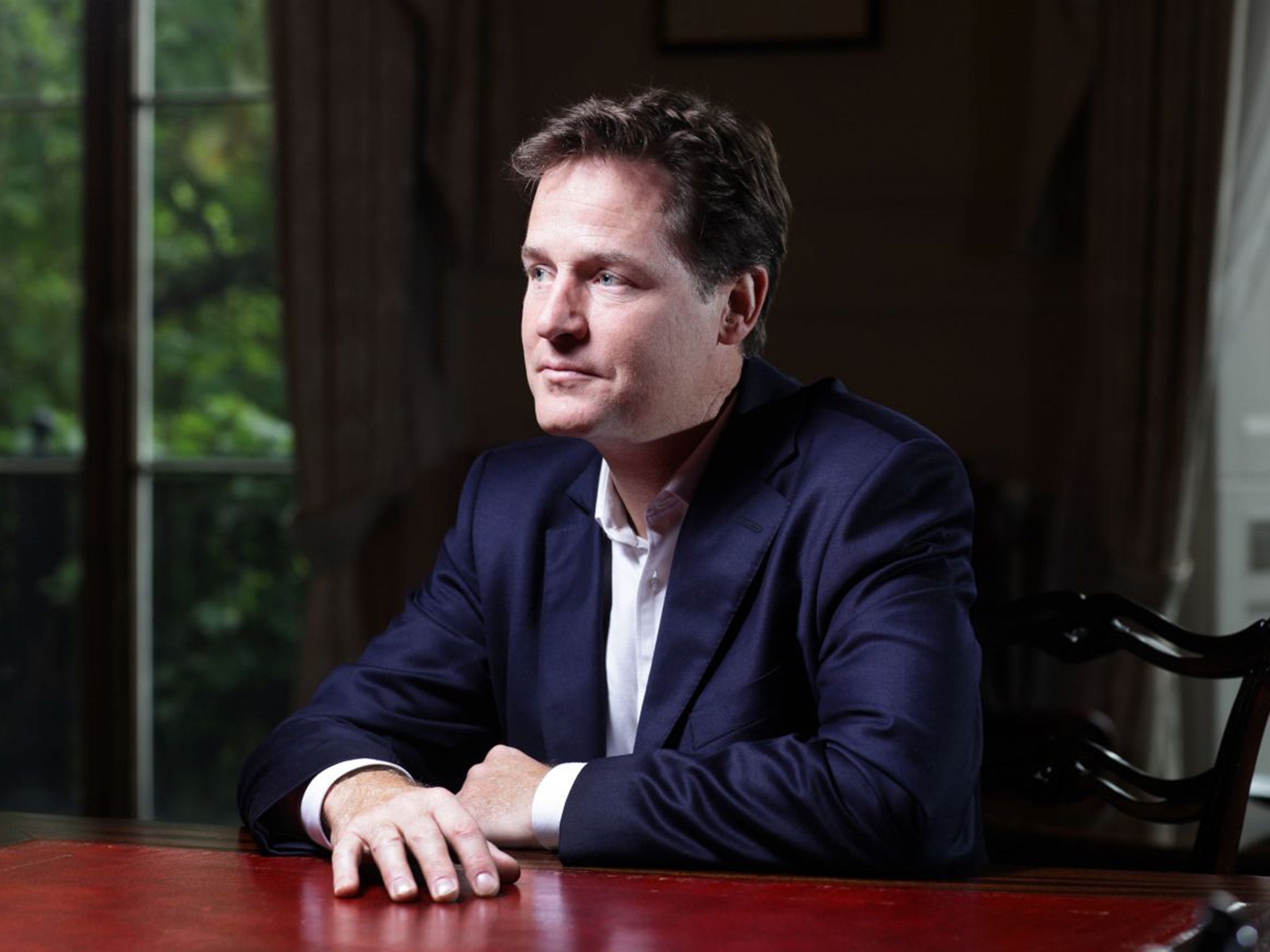 Nick Clegg has dismissed the idea of staying in touch socially with David Cameron