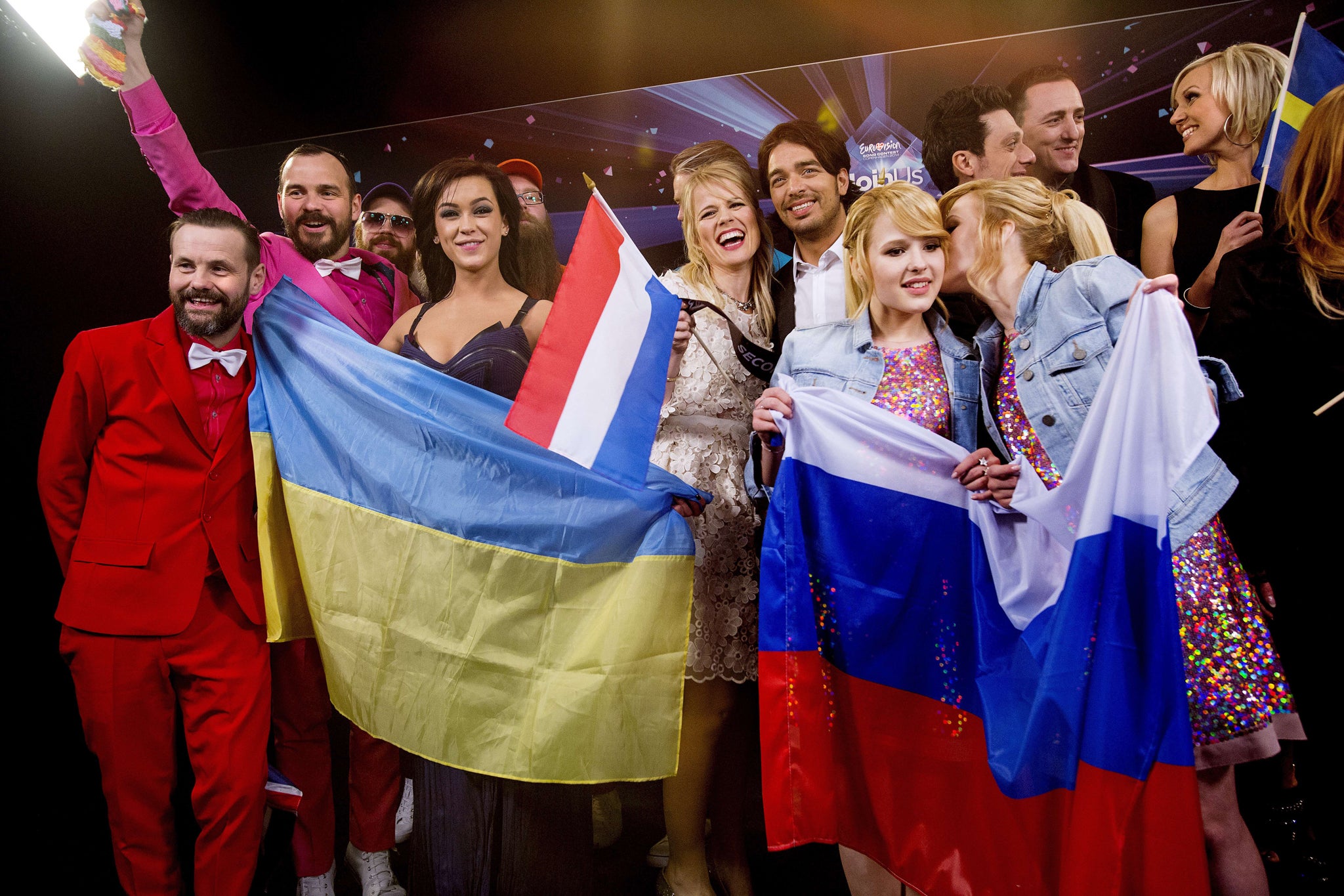 Eurovision contestants soak up the atmosphere backstage