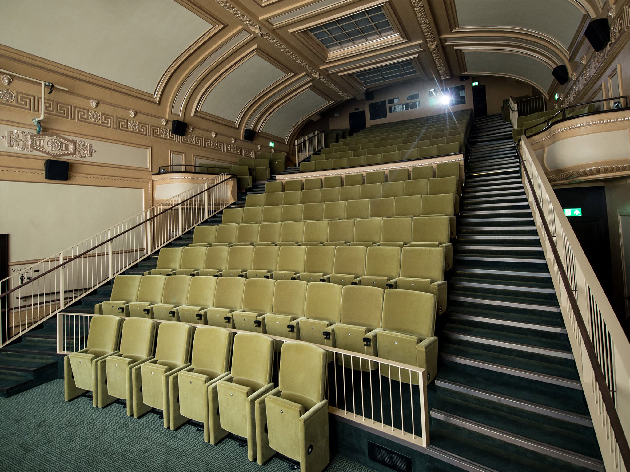 The cinema can seat up to 187 people