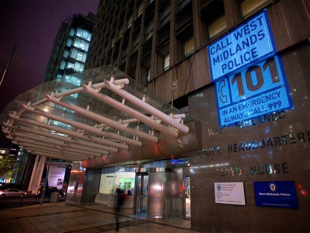 West Midlands Police headquarters in Birmingham