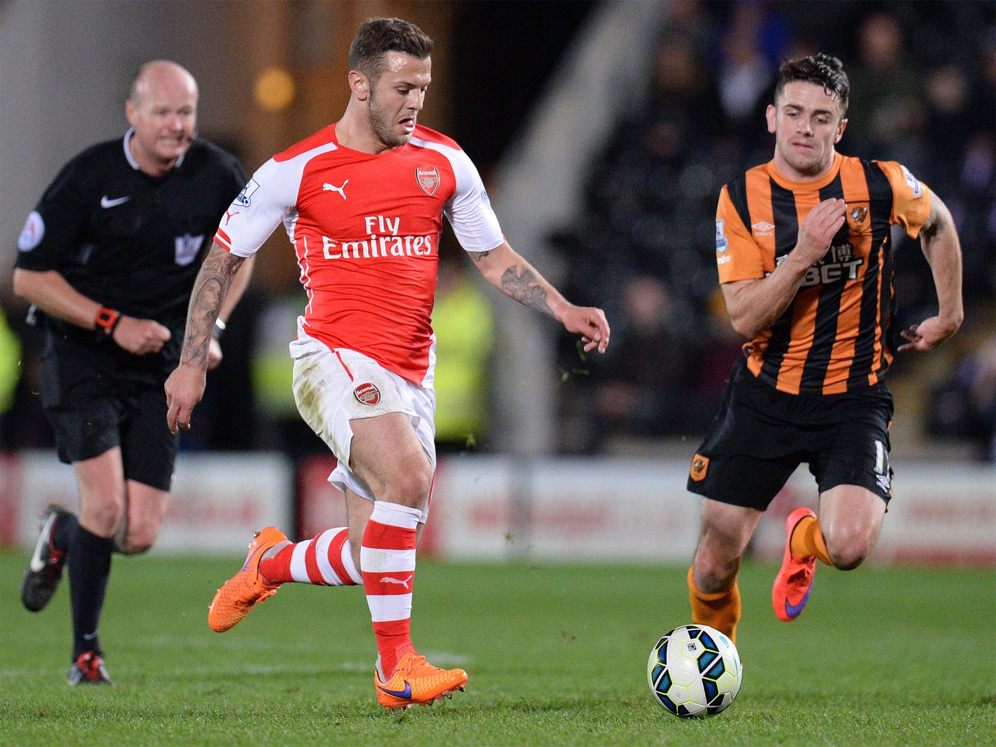 Jack Wilshere looked sharp in his return from injury