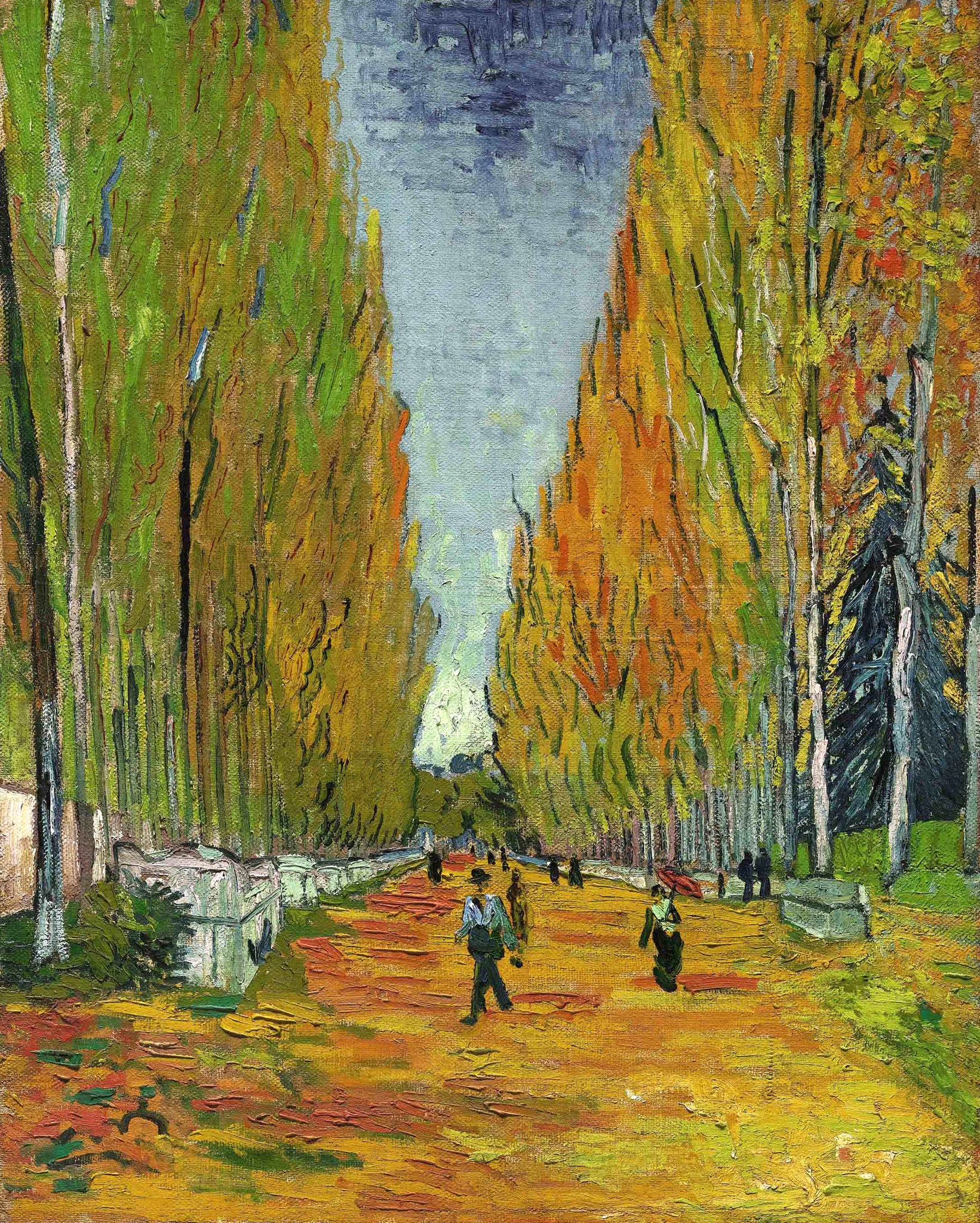 L’allée Des Alyscamps by Vincent van Gogh