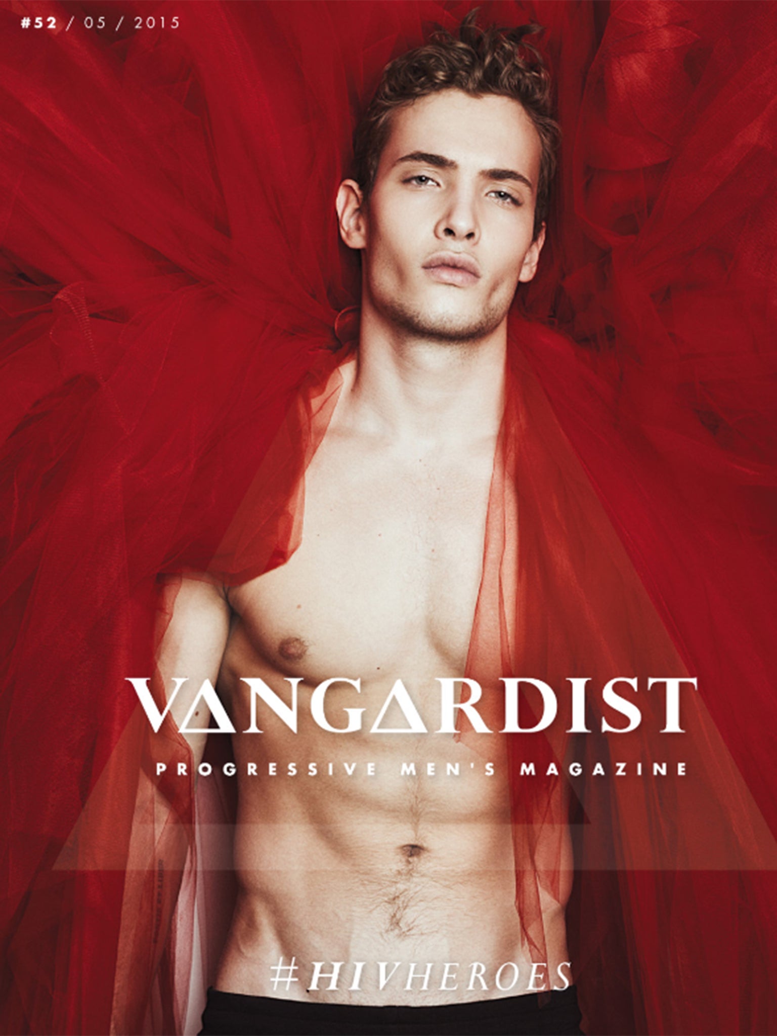The #HIVHeroes edition of Vangardist magazine