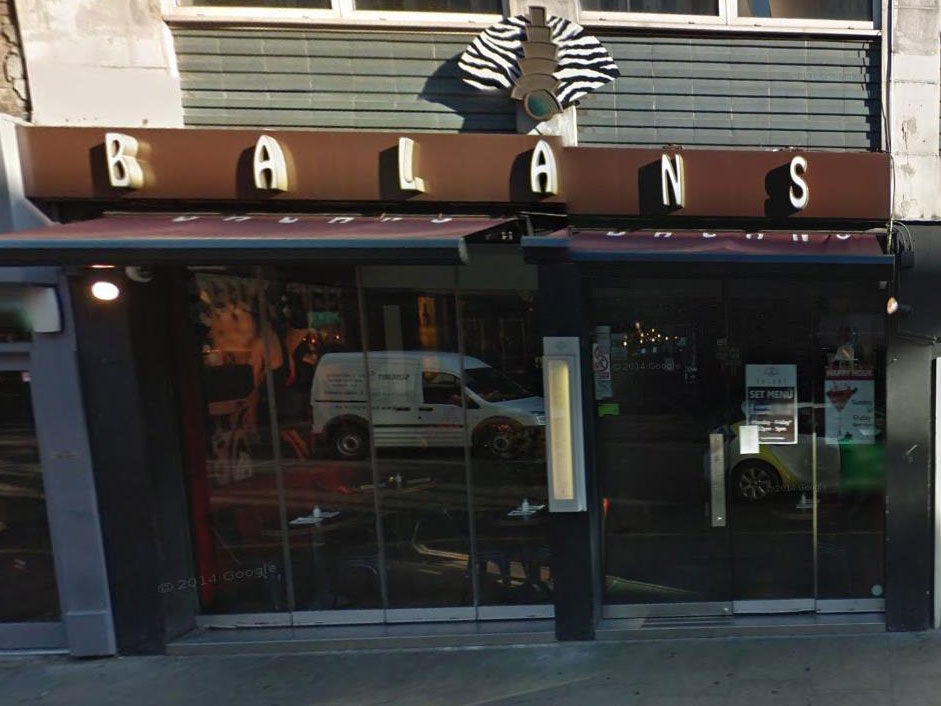 Balans said the incident was a 'behavioural issue'