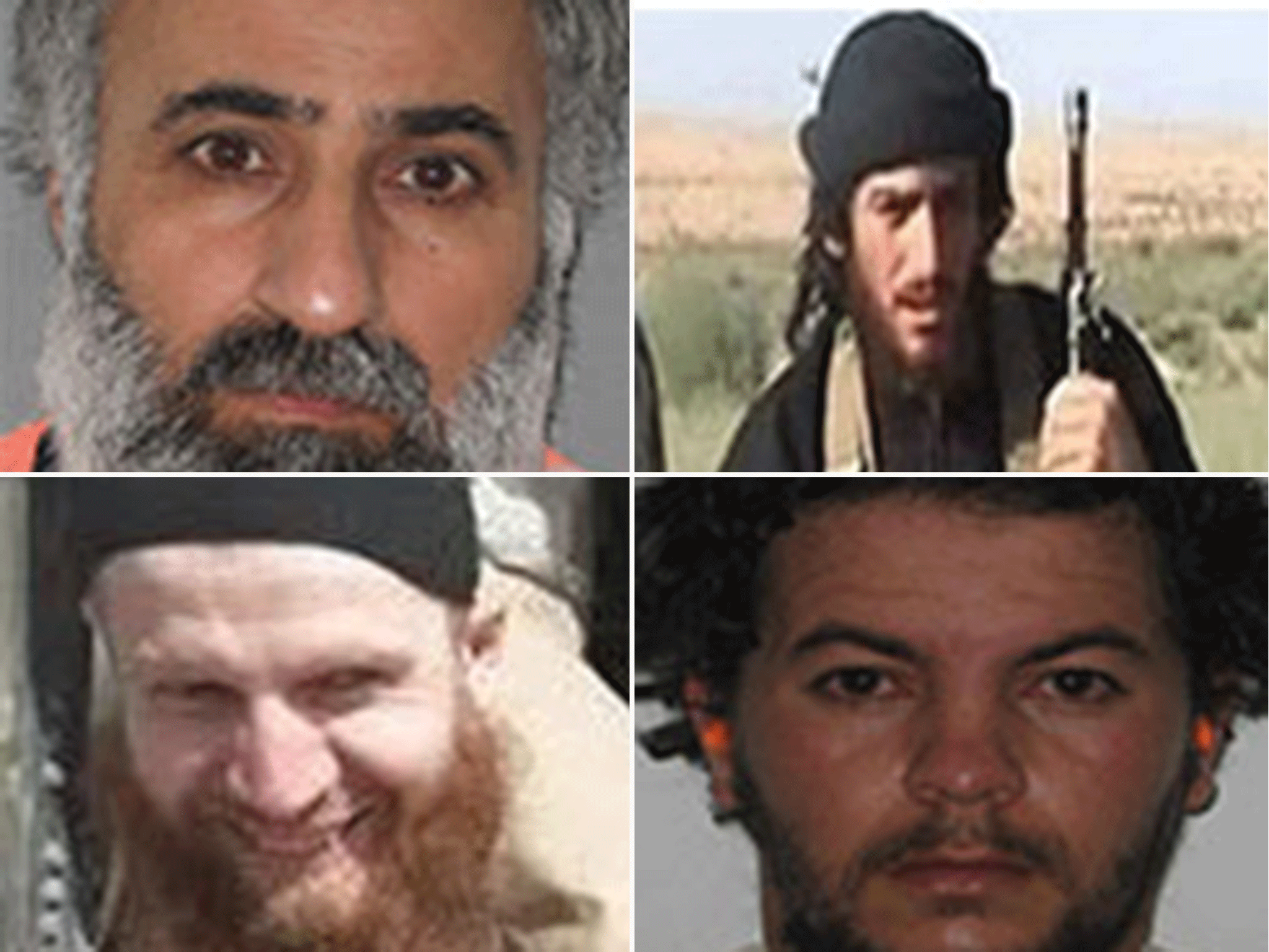 The US government has offered $20million in rewards for information which will lead to the whereabouts of four men it claims are top leaders of Isis