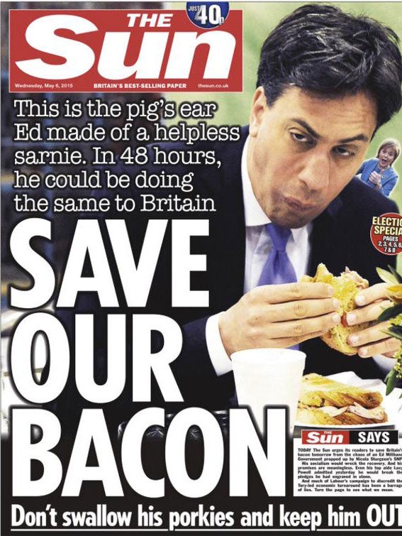 This was The Sun's front page on Wednesday