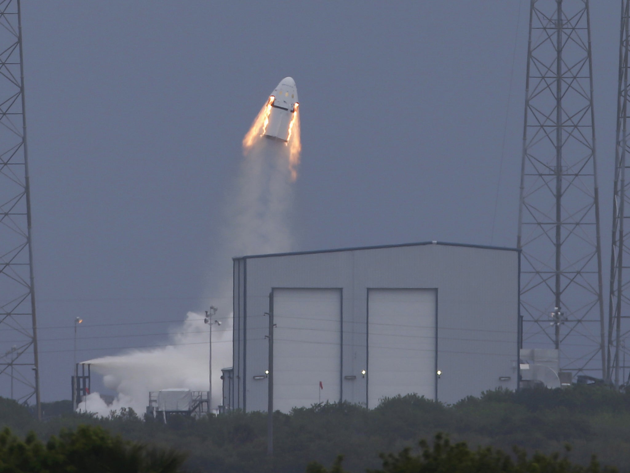 SpaceX Uncrewed Flight Today Will Test Abort System for Crew