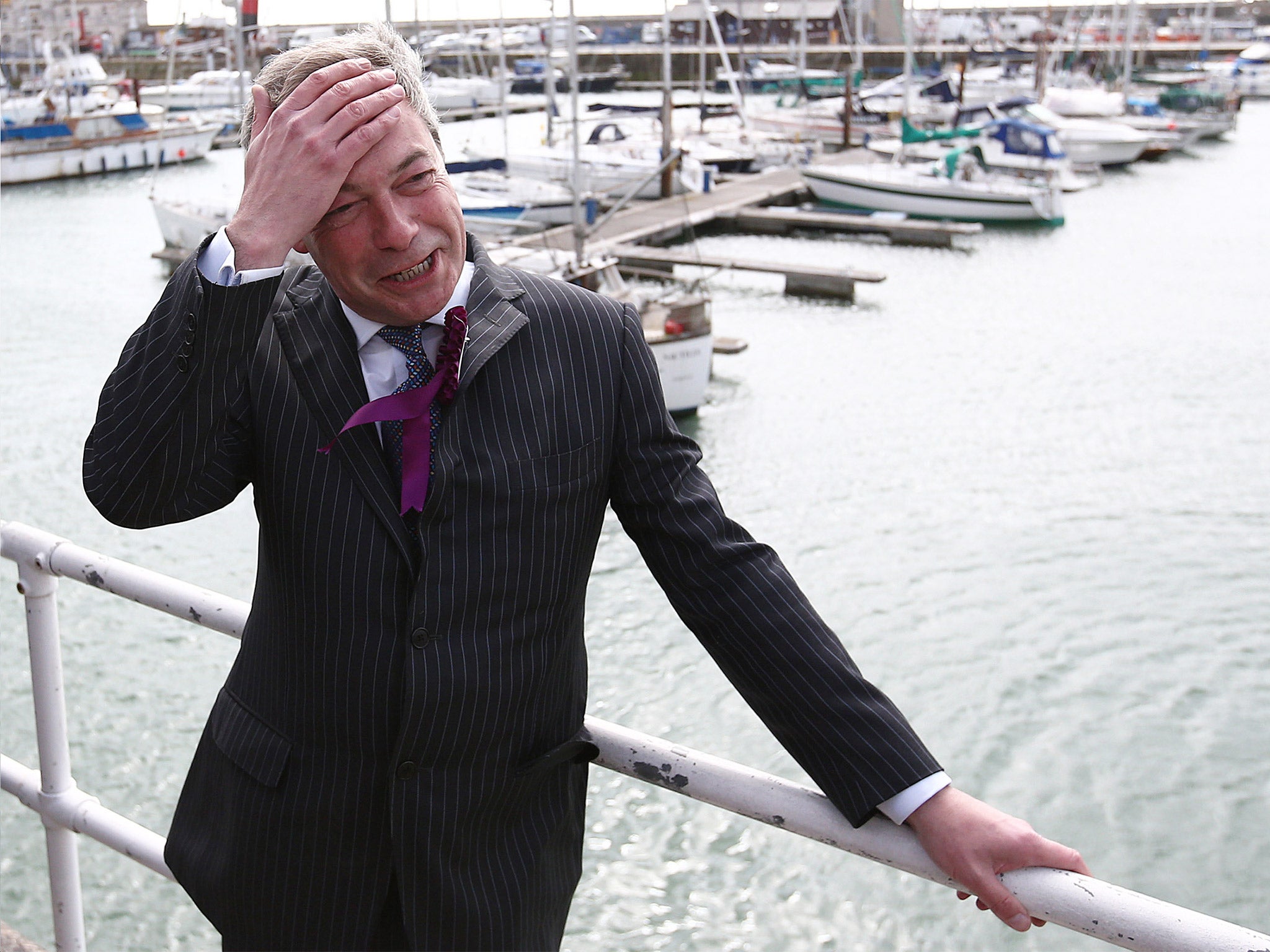 Farage has been accused of homophobia after a video shows him making a joke about 'fags' during a best man's speech