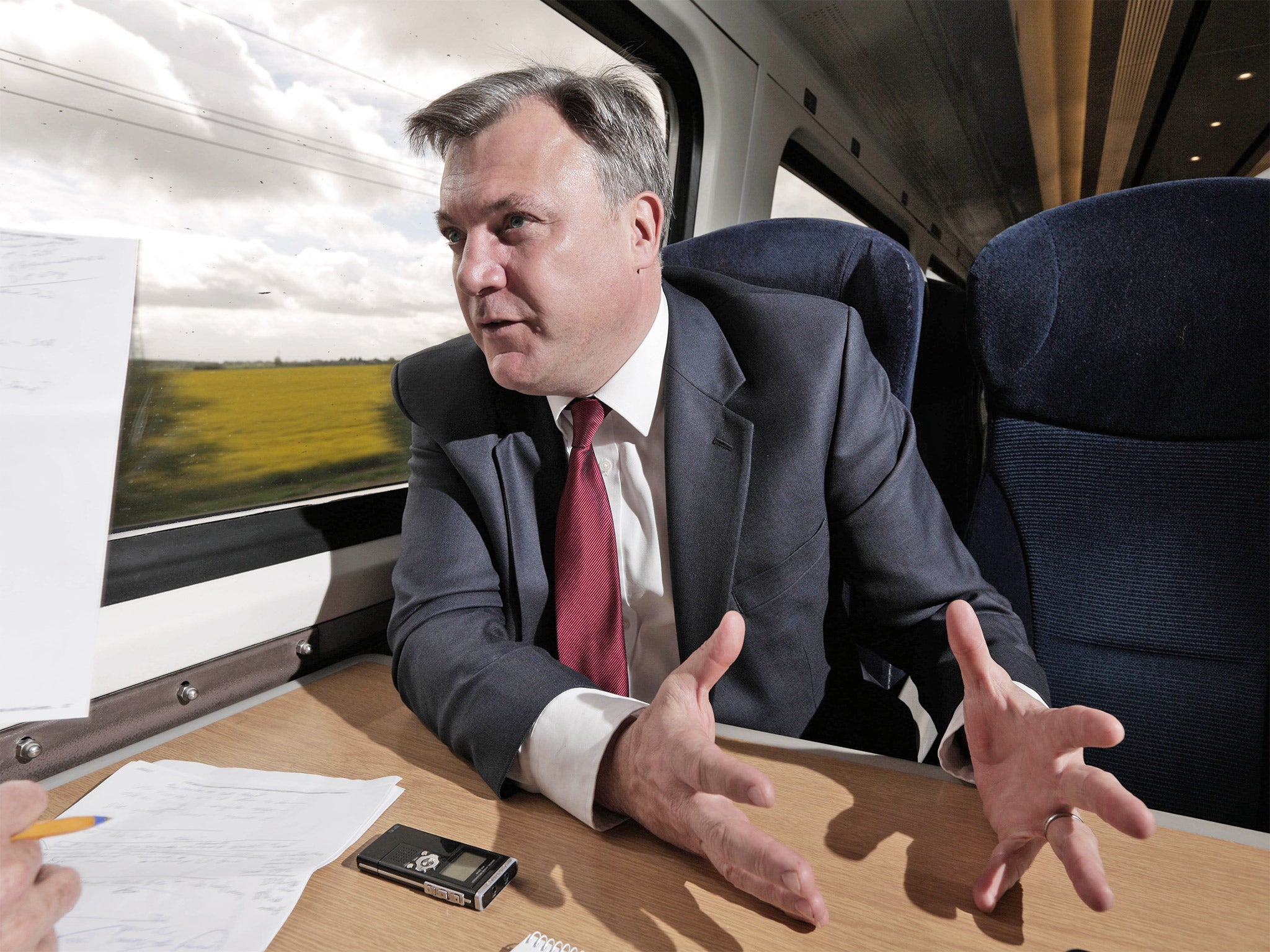 Ed Balls talks to our reporter, Andrew Grice