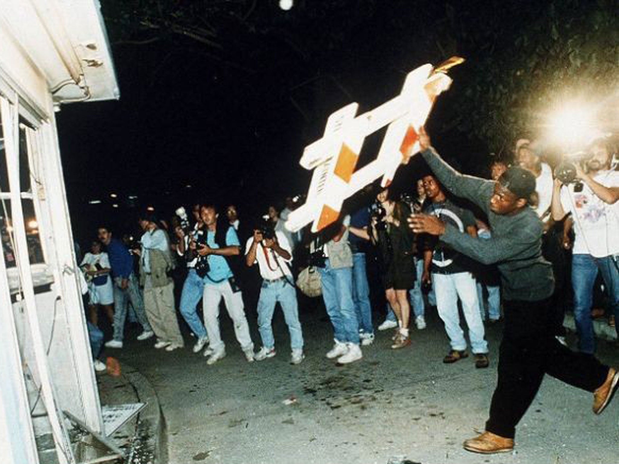 Days of mayhem: Los Angeles erupted into violence in the wake of the police attack on Rodney King in 1992
