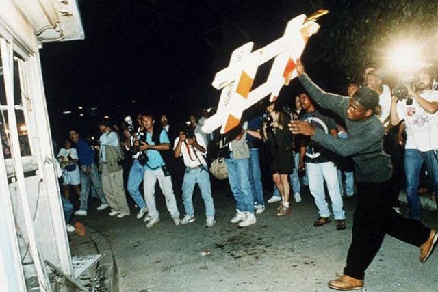 Days of mayhem: Los Angeles erupted into violence in the wake of the police attack on Rodney King in 1992