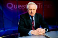 David Dimbleby gets standing ovation in last Question Time appearance