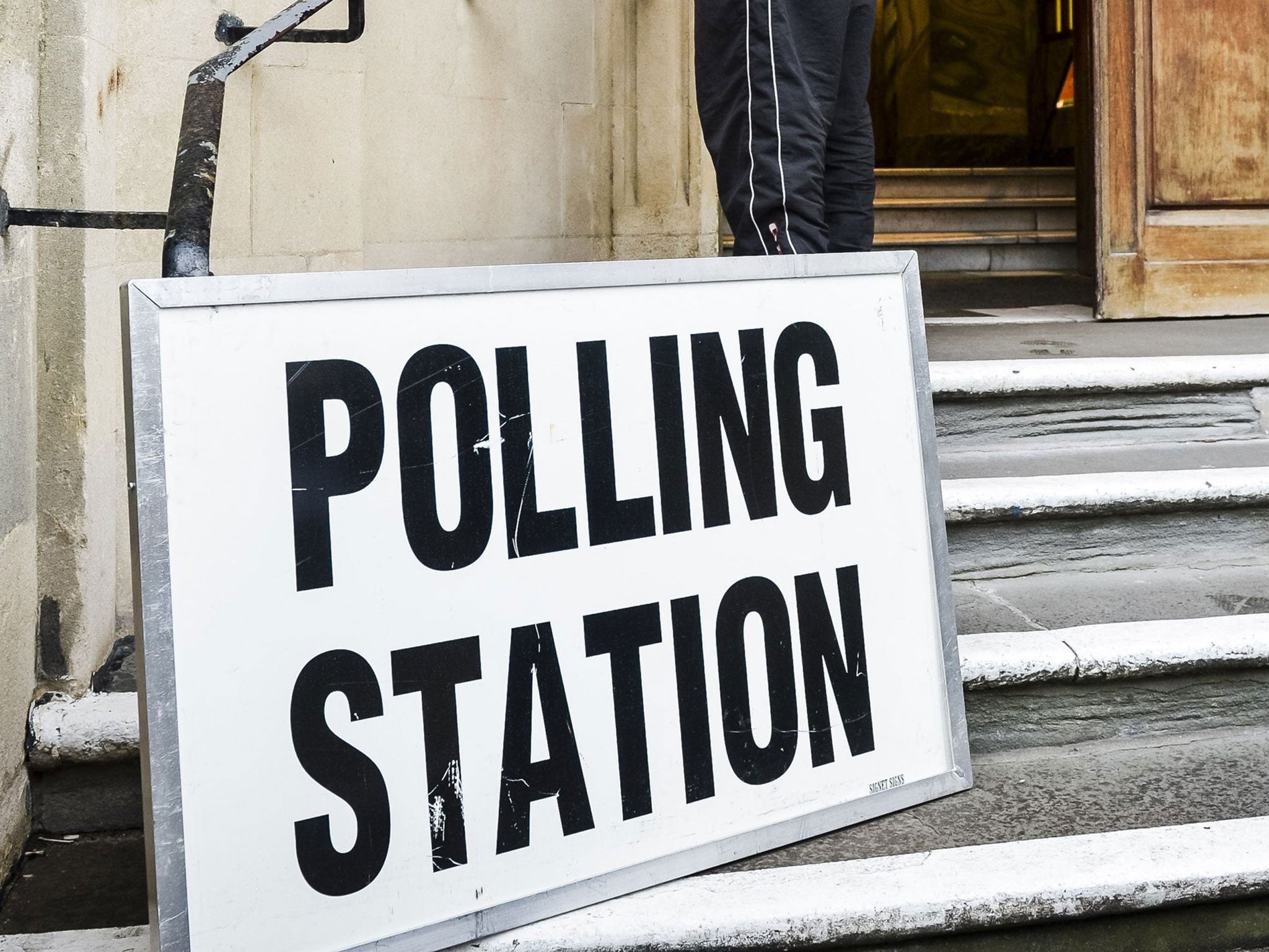Polling stations will be open on the day of the election from 7am until 10pm (file photo)