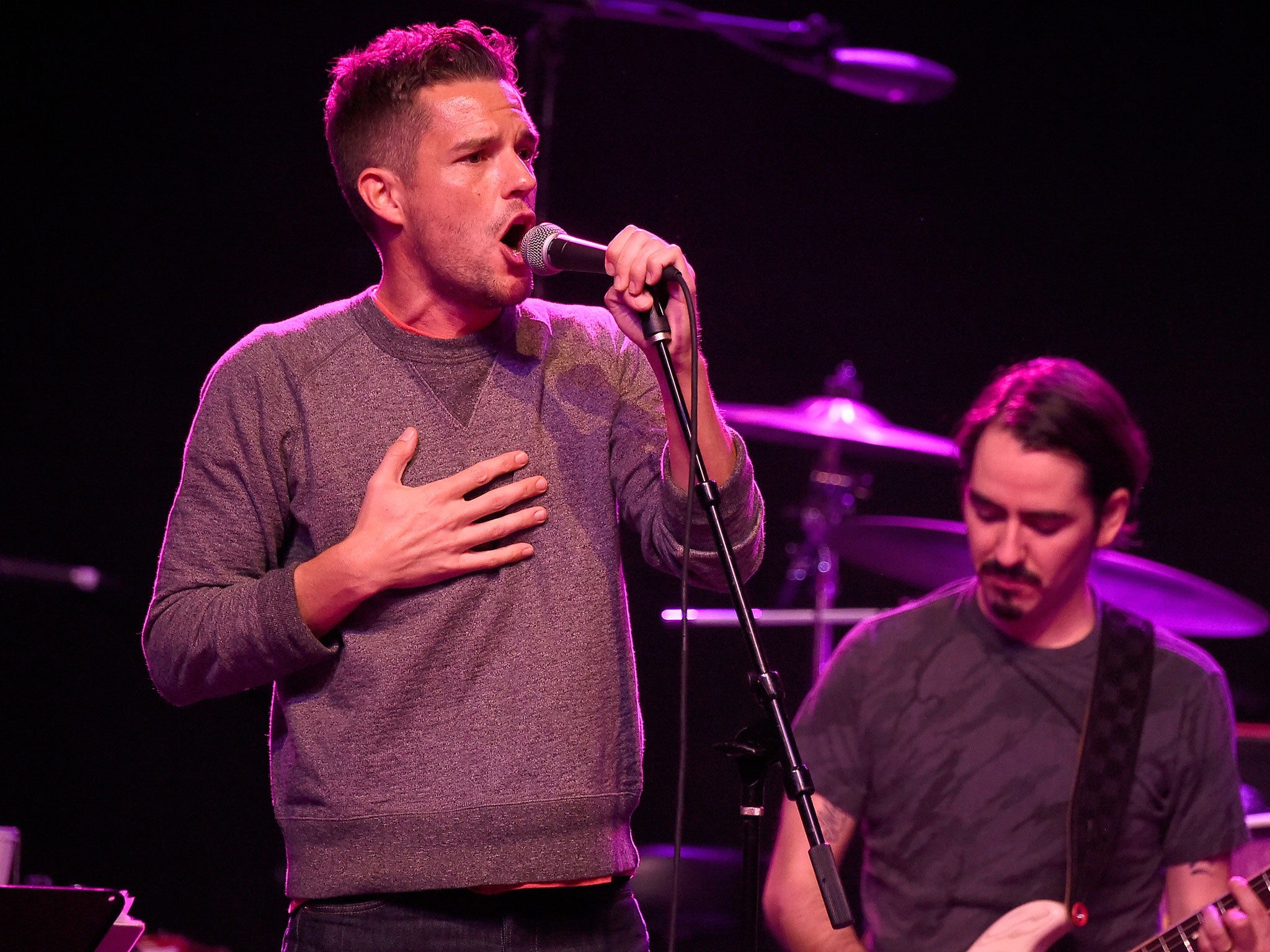 Brandon Flowers of The Killers also has a solo career