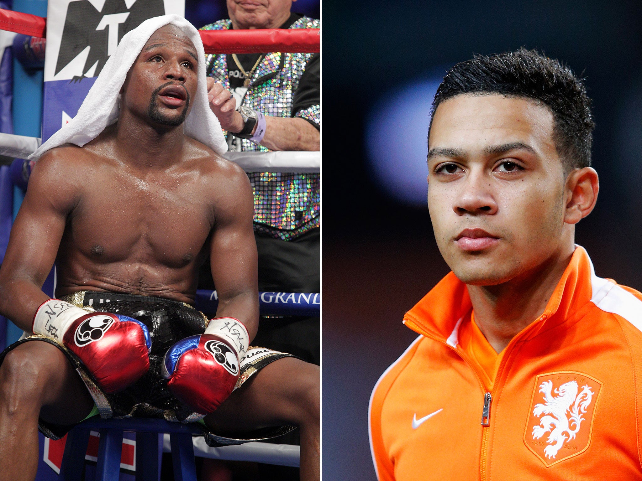 Floyd Mayweather and Memphis Depay