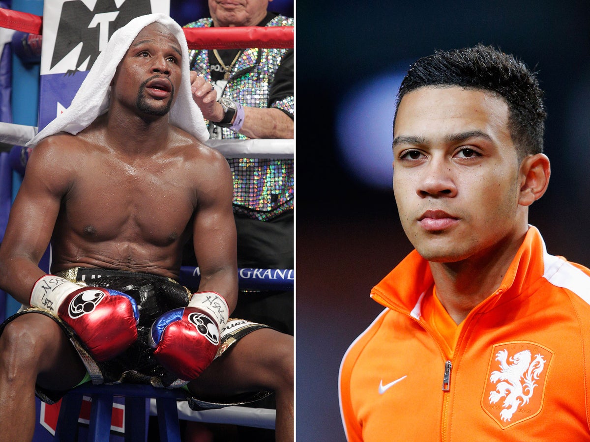 Memphis Depay shows off Louis Vuitton boxing gloves in birthday