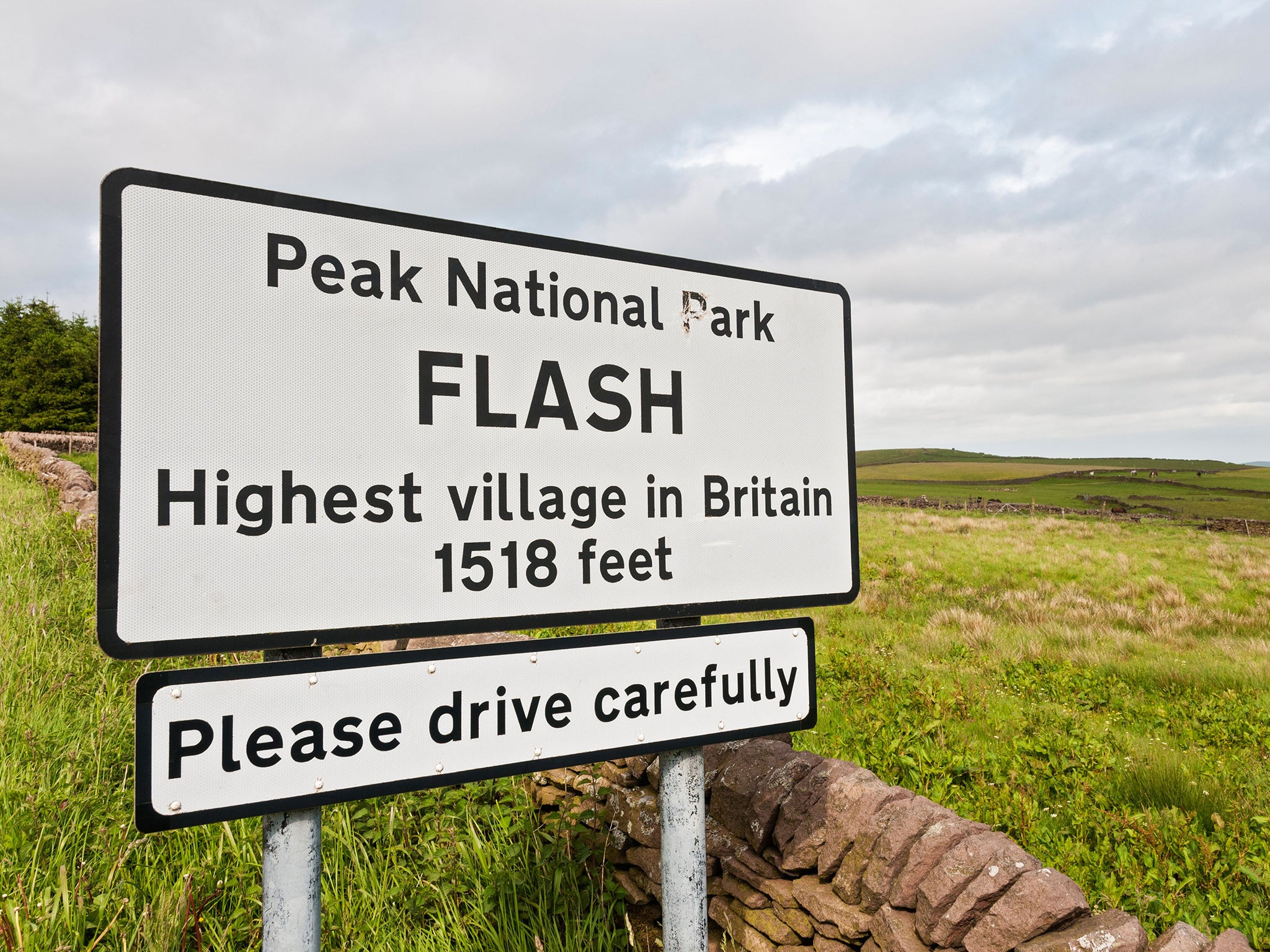 Flash, in Staffordshire, which is 463m high. Researchers found that those living at high altitudes are less likely to be obese