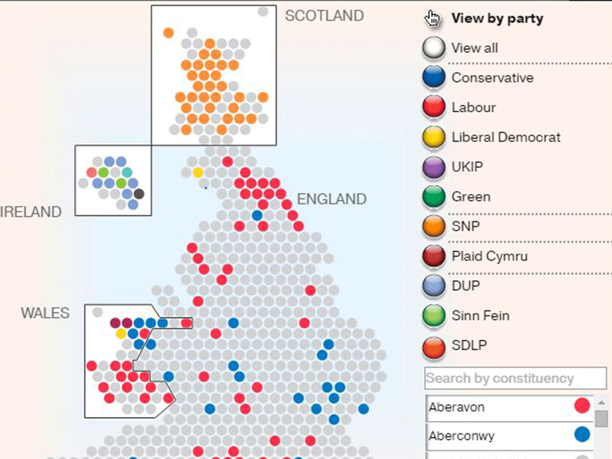 Scotland turns orange as the SNP wins seats in the general election