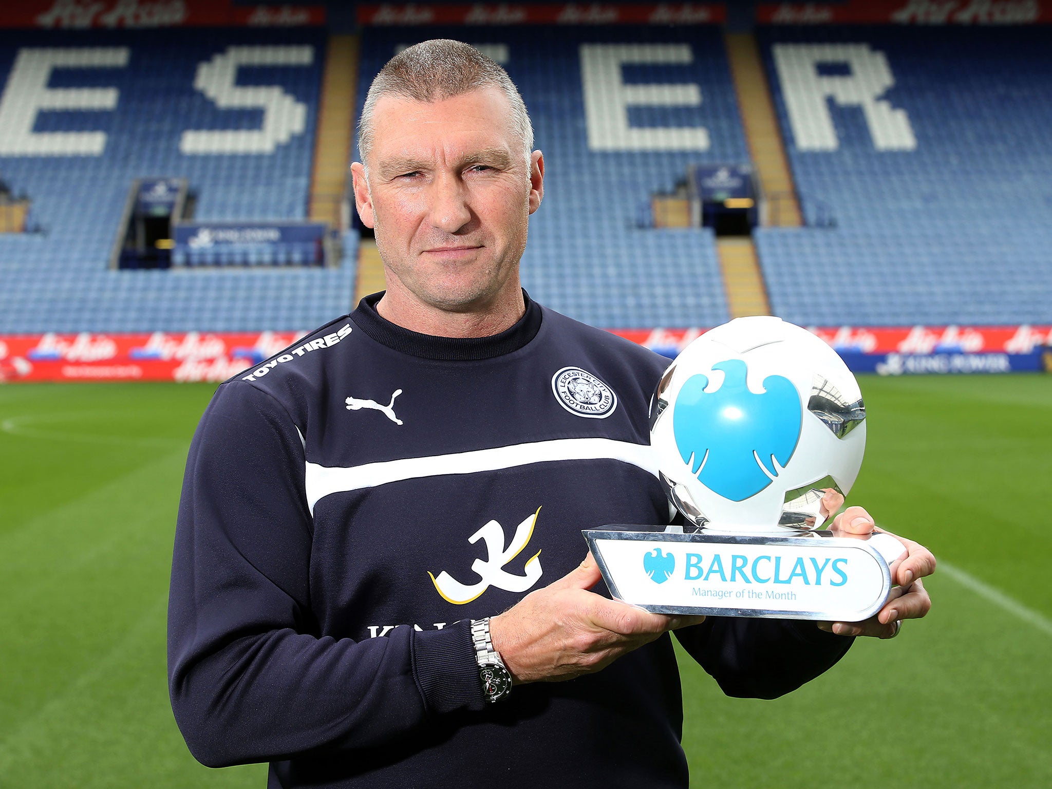 Nigel Pearson has been named the Barclays Manager of the Month for April