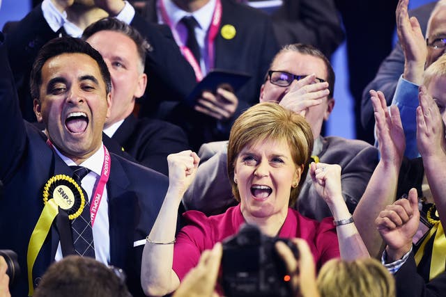 SNP leader and Scottish First Minister Nicola Sturgeon will address her party's annual conference this weekend.