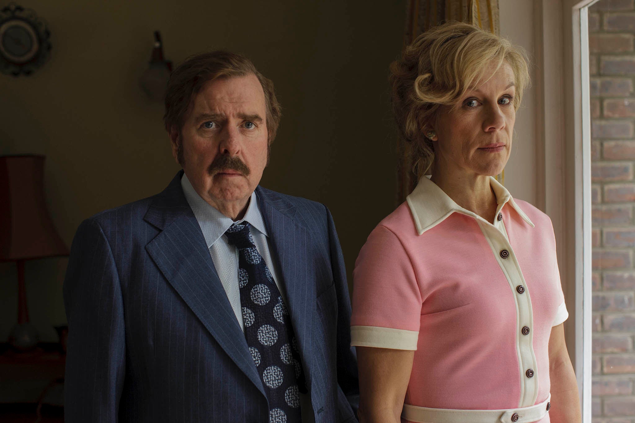Timothy Spall as Maurice Grosse and Juliet Stevenson as Betty Grosse.