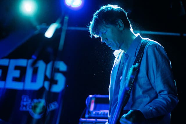 Feeling blue: Thurston Moore's band didn't attract a huge crowd