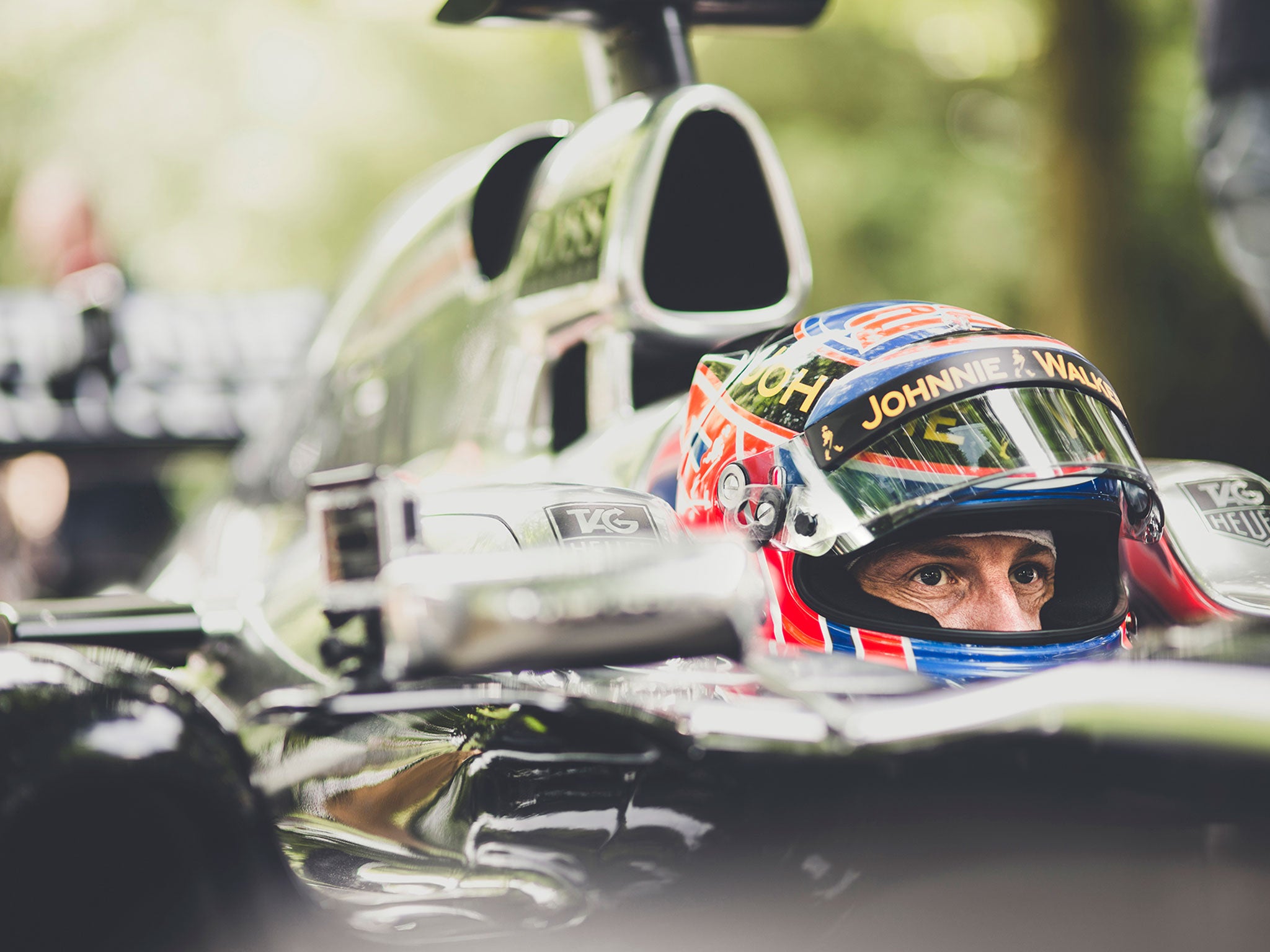 Jenson Button has become a familiar face at Goodwood