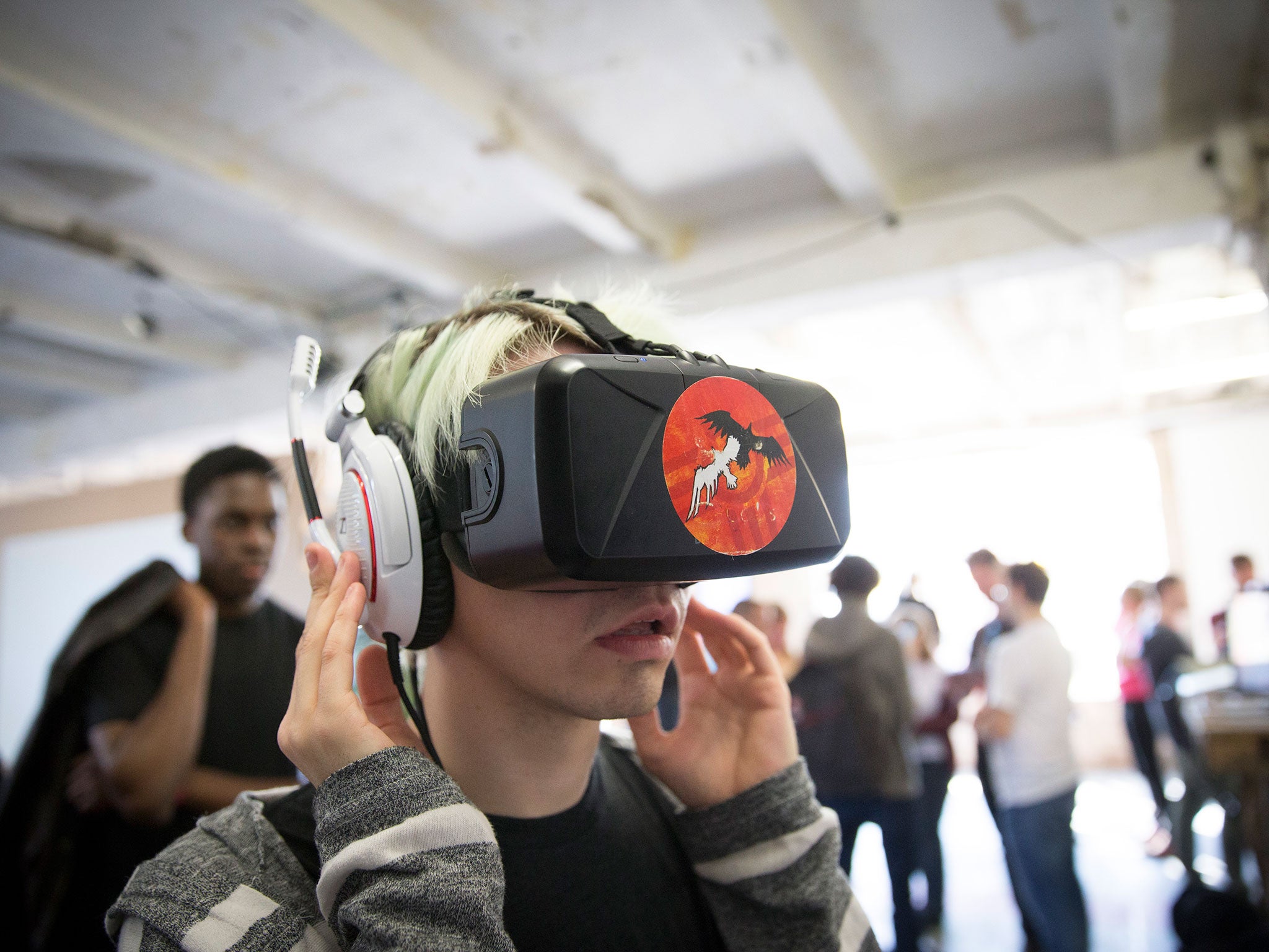 The trailblazing virtual reality headset will finally go on sale in 2016 = after its rivals