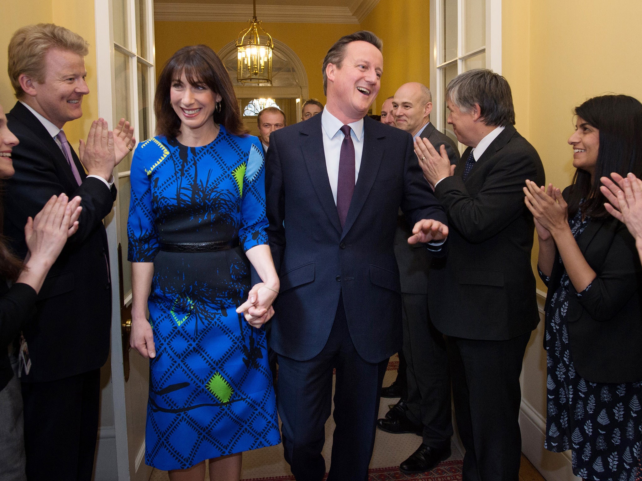 After Cameron's victory the top four Tory jobs in Government will all remain unchanged