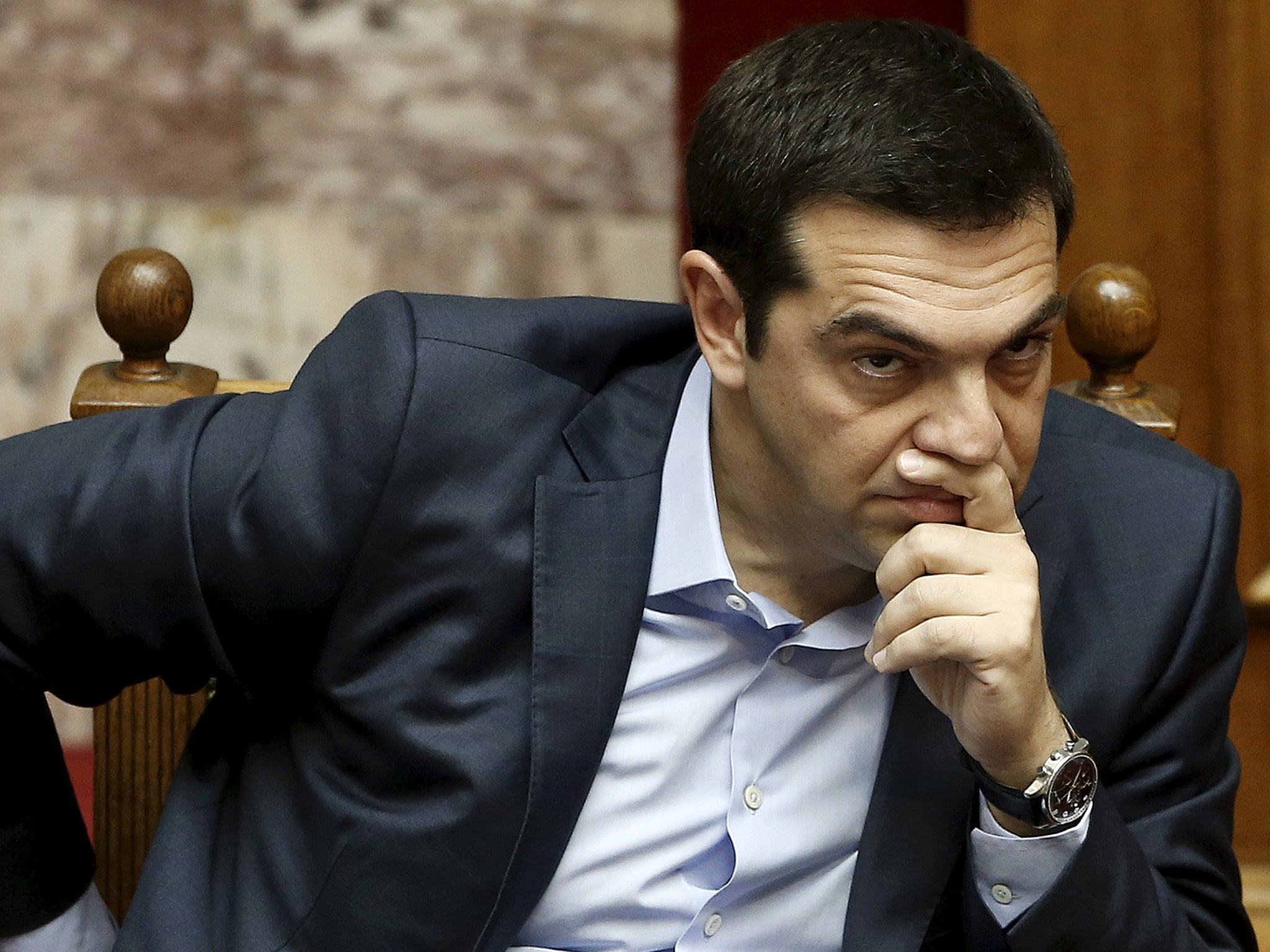 PM Alexis Tsipras was elected on an anti-austerity platform