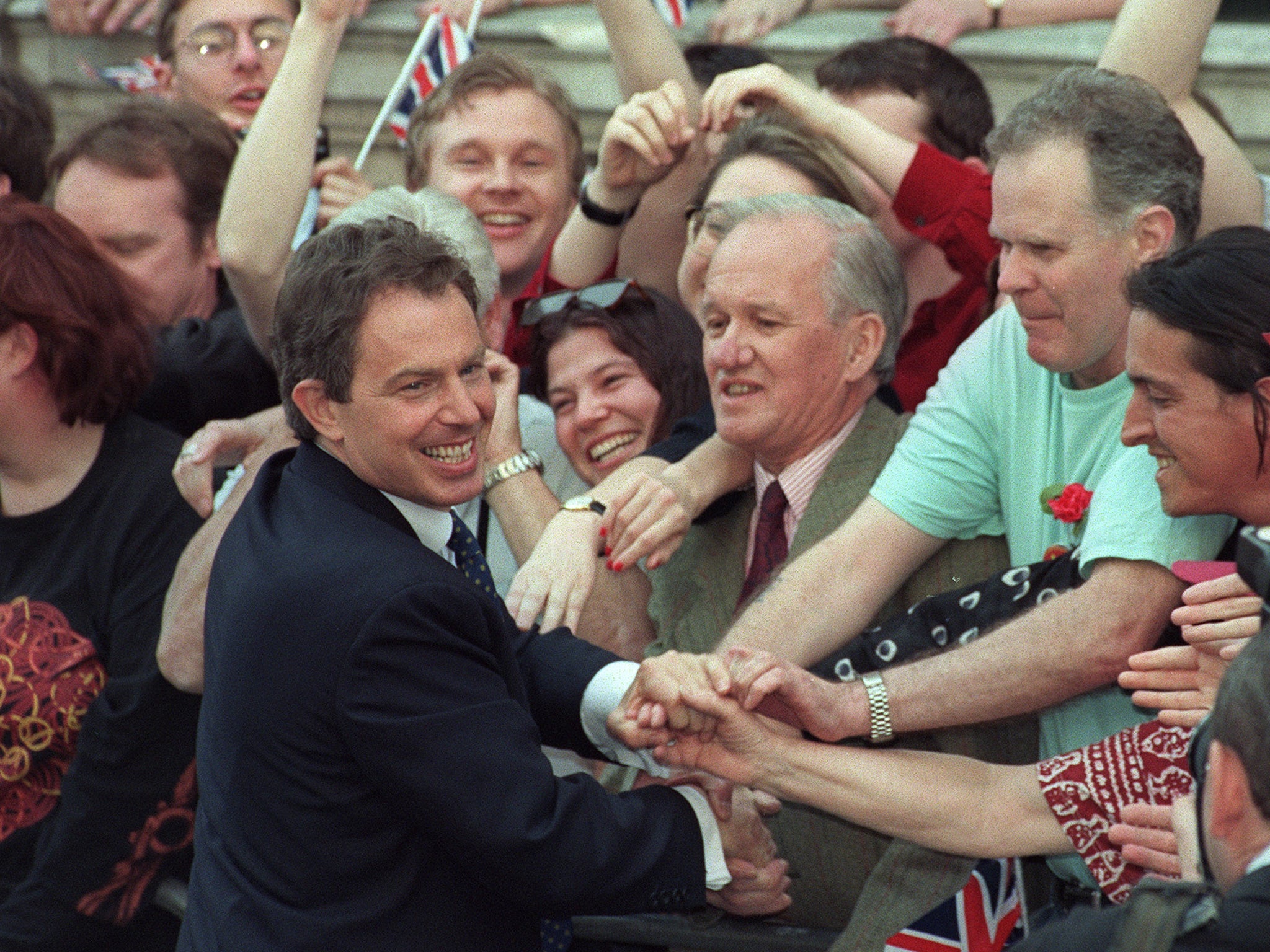 Only Blair has won a Labour majority in recent times (AFP/Getty)