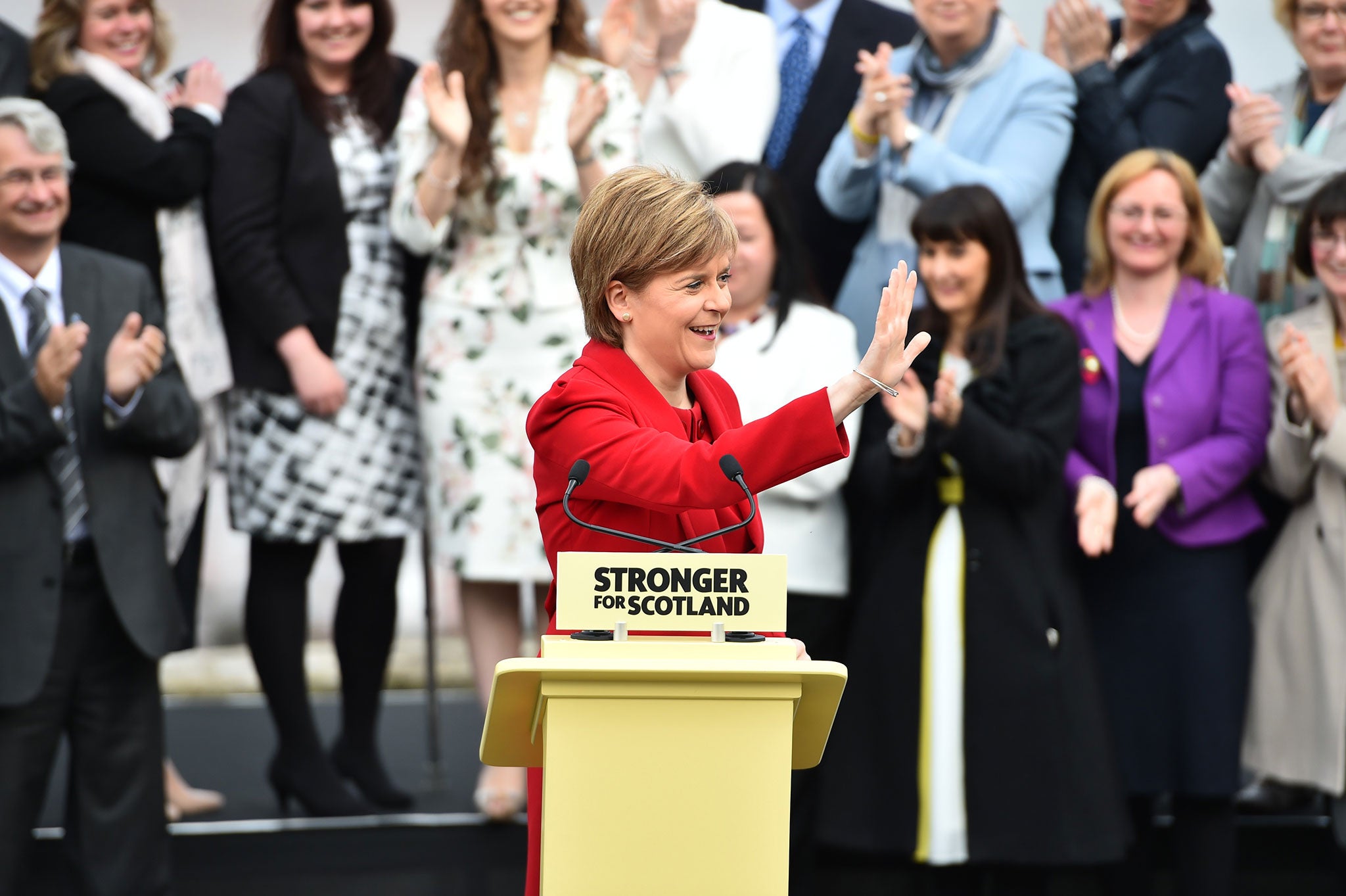Sturgeon said: 'Scotland this week spoke more loudly and more clearly than ever before'